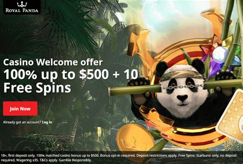 royal panda casino offers.